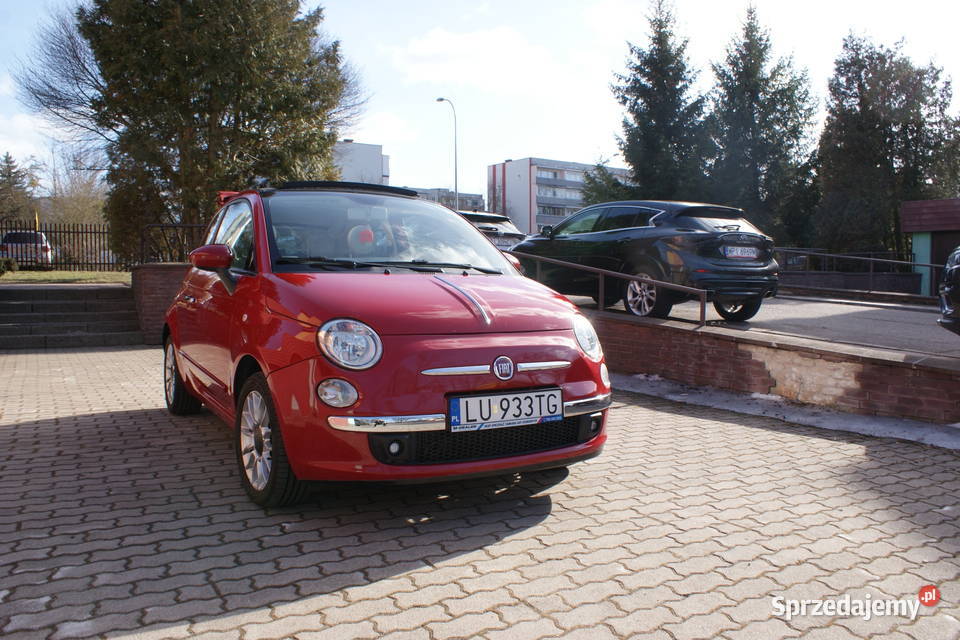 Fiat 500 Cabrio 13 Super Stan Możliwa Zamiana Rok produkcji 2010 podlaskie Białystok
