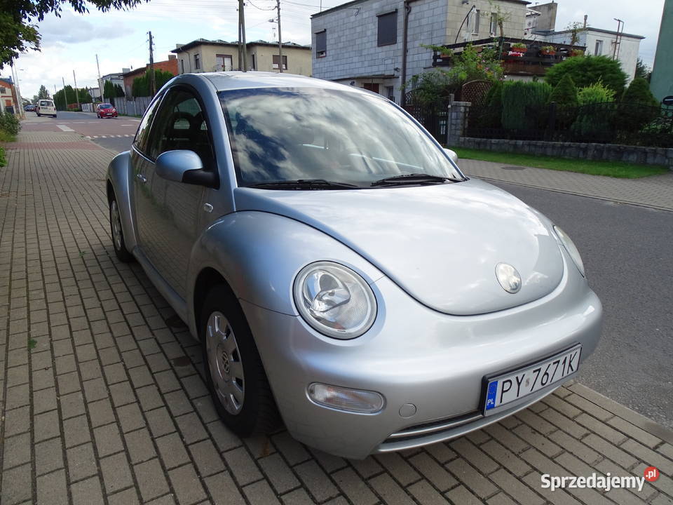 Volkswagen Beetle 16 SR 16V benzynka 105 KONI srebrny wielkopolskie