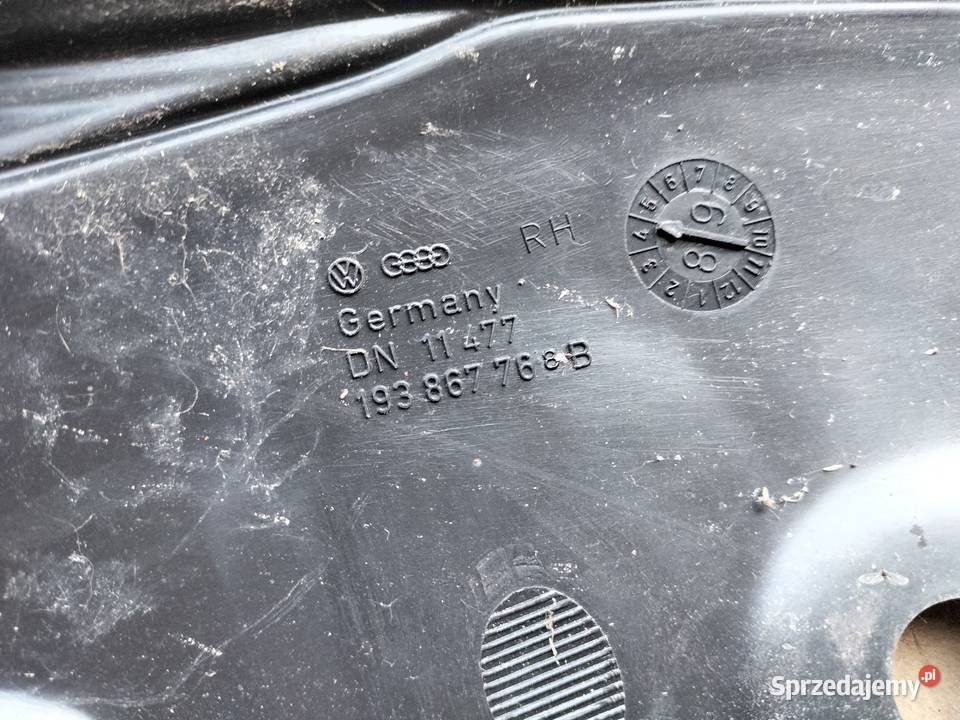 VW GOLF II 2 OSŁONA NADKOLA WEWNĘTRZNE Kamień-Kolonia