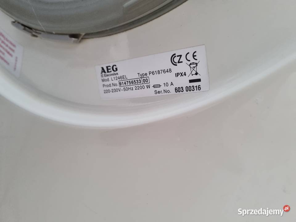 Pralka AEG 45 biała 45cm Pralki i suszarki