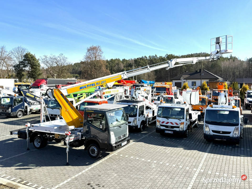 Nissan Cabstar Zwyżka Podnośnik Koszowy Multitel Widełki