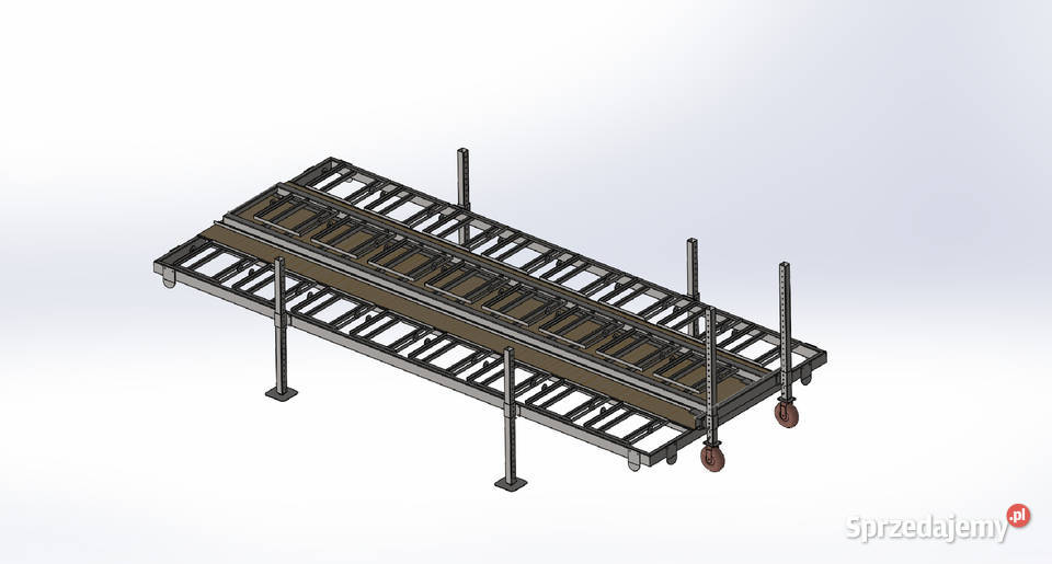 Platforma mobilna rozsuwana do przewozu uli Odrowąż