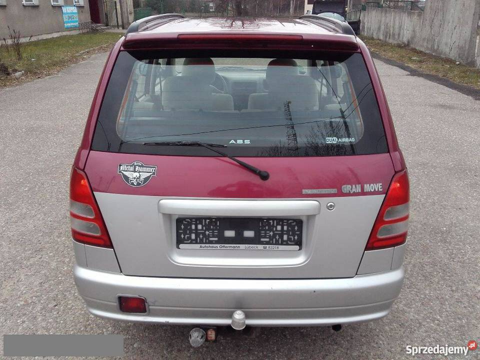 Sprzedam nieuszkodzony Daihatsu Gran Move Hajnówka