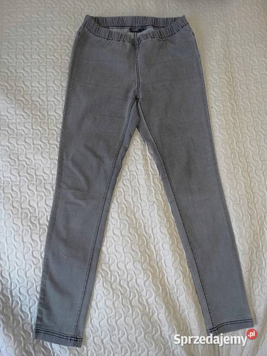 Spodnie Jeansy Jegginsy o Prostym Kroju na Gumce Kappahl Łomża