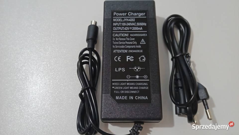 36v Ładowarka liion 42v 2A hulajnoga Xiaomi Lime Warszawa