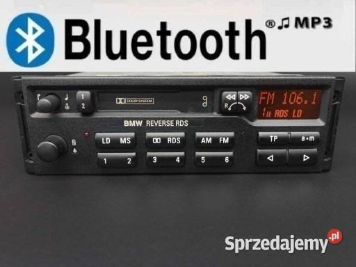 Radio BMW REVERSE RDS z Bluetooth mp3 e30 e32 osobowe