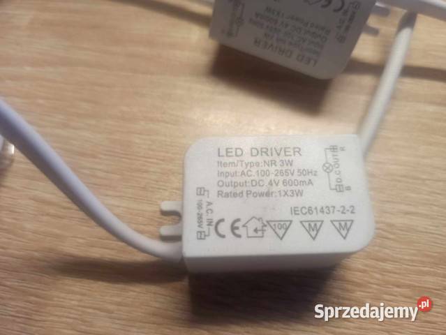 Zestaw 10x mini oczko LED 3W z zasilaczami podlaskie Białystok