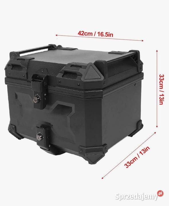 Uniwersalny kufer motocyklowy 45L aluminiowy Kufry lubuskie Gorzów Wielkopolski