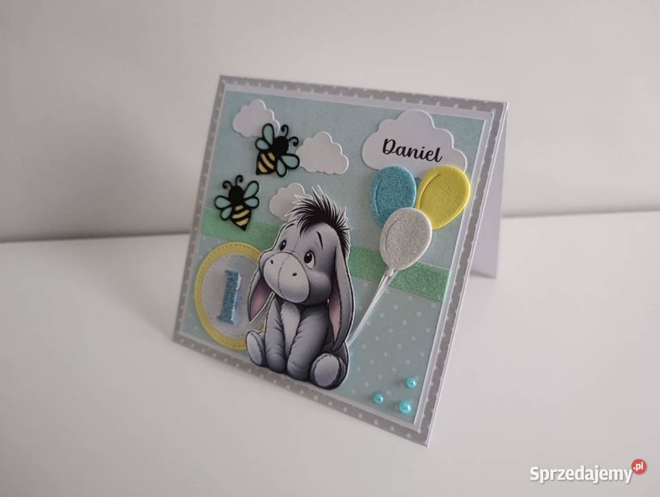 Personalizowana Kartka ręcznie robiona Rękodzieło Łódź