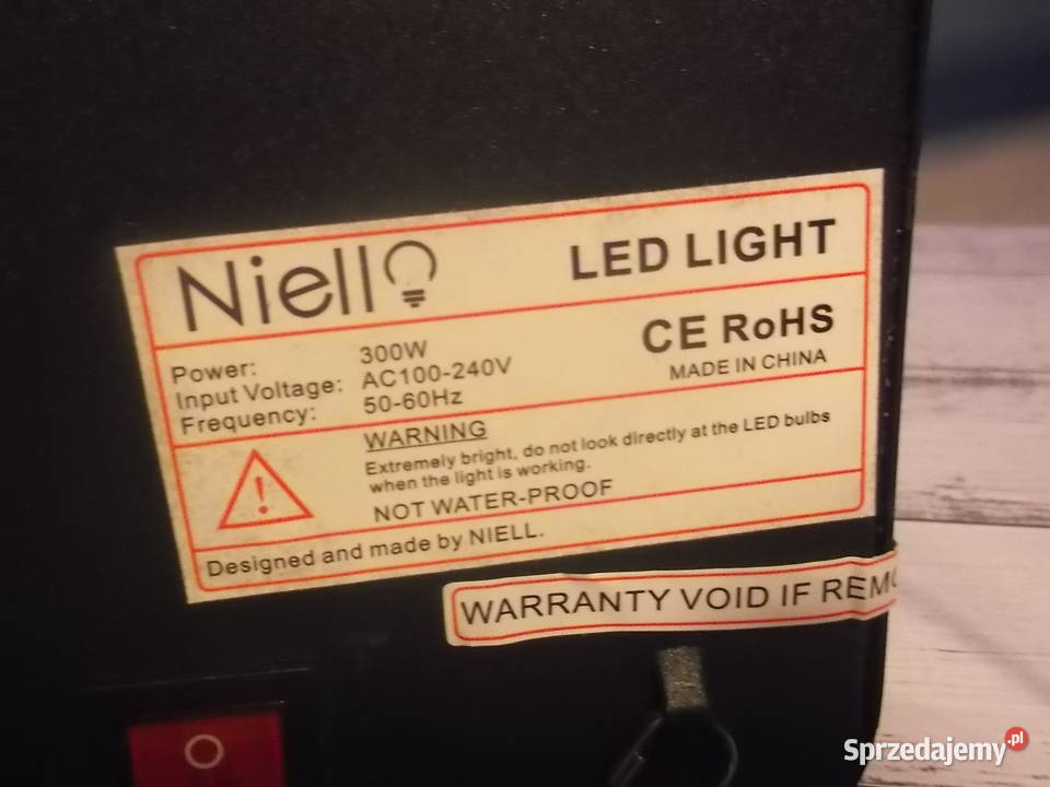 NIELLO LAMPA GROW LED DO UPRAWY ROŚLIN 300W Zator