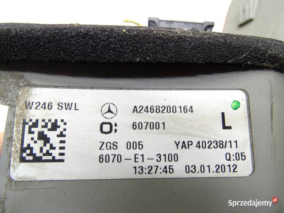 LAMPA LEWA LEWY TYŁ TYLNA A2468200164 MERCEDES sprzedam