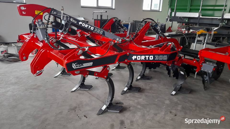 Kultywator bezorkowy 3 m AMJ AGRO PORTO 300 RĘKI Zakrzewo sprzedam