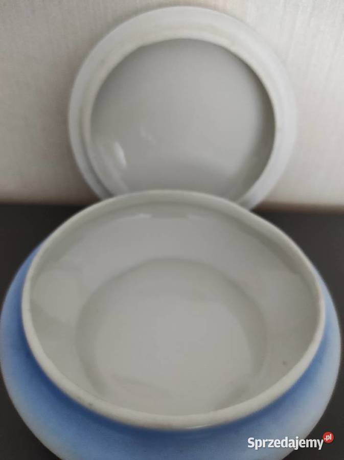 Bomboniera szkatułka duża stara porcelana podlaskie Białystok
