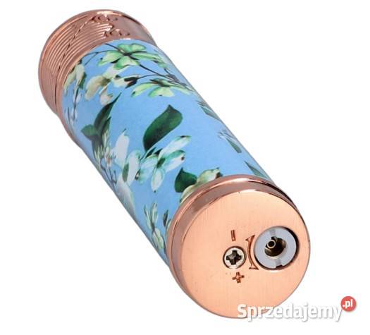 Zapalniczka Żarowa Jasnoniebieskie tło zielone Ostrowy nad Okszą