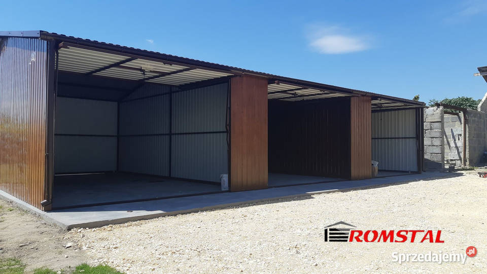 Garaż Blaszany DREWNOPODOBNY 10x6m Hala Magazyn Sprzedaż Czemierniki
