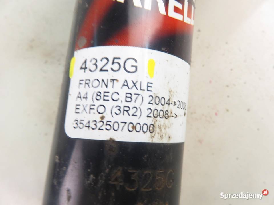 MCPERSON PRAWY PRZEDNI AUDI A4 B6 Avant 8E5 19 Amortyzatory