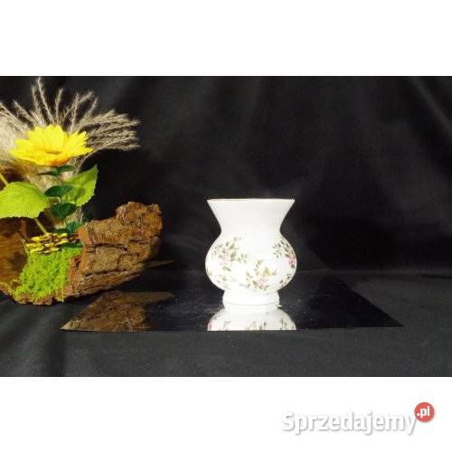 Bogucice wazon porcelanowy kwiaty złocenie sprzedam