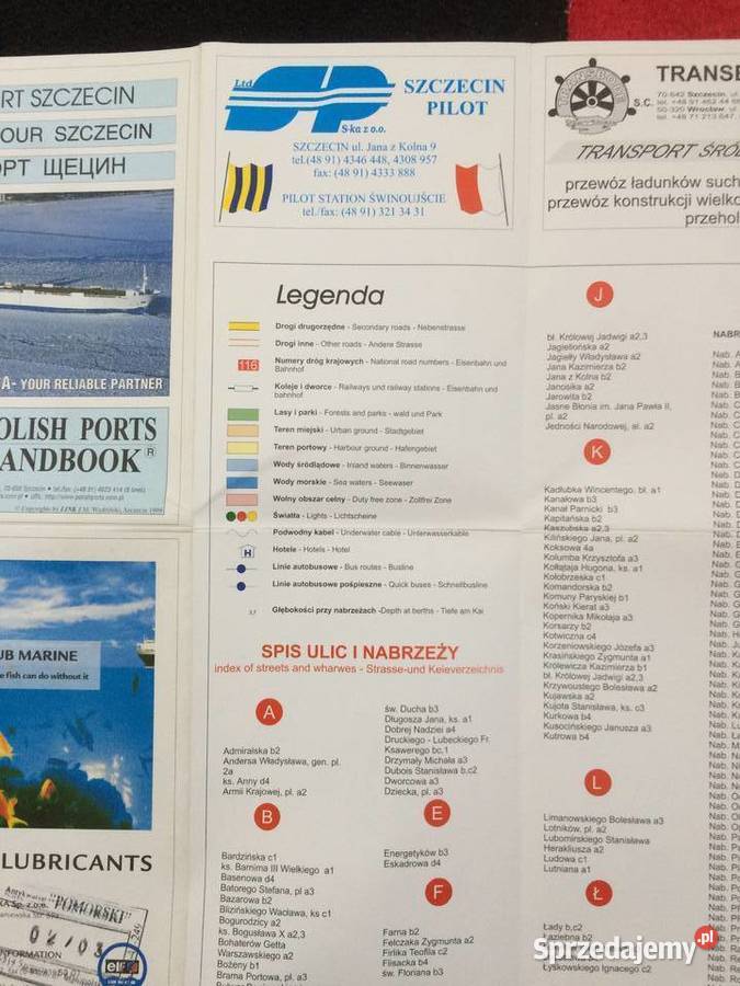 2538 Polish Ports Szczecin Mapa
