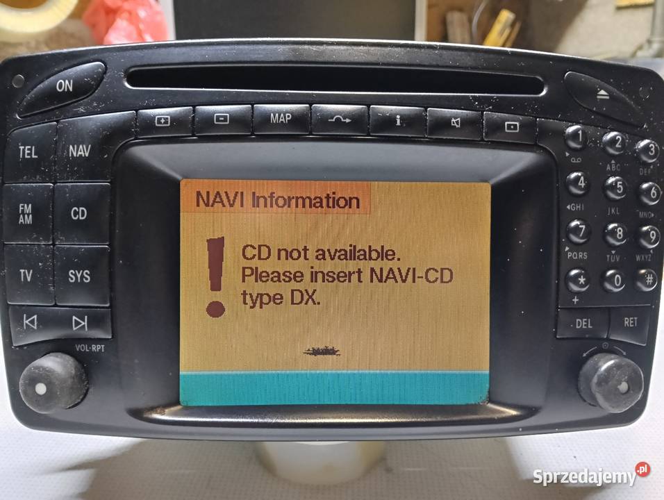 Mercedes w203 w209 radio nawigacja CD