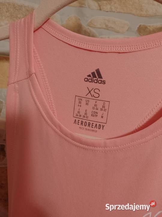 34XS ADIDASEkskluzywna różowa Bluzka z Kraków