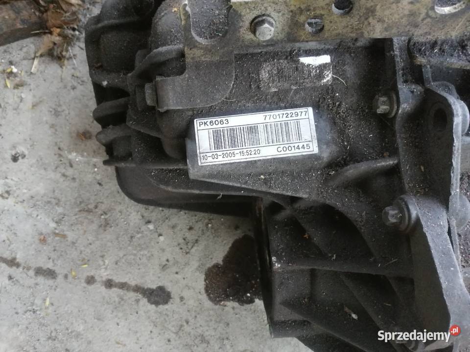 Skrzynia biegów Espace 4 20 turbo 6 biegów Karlino