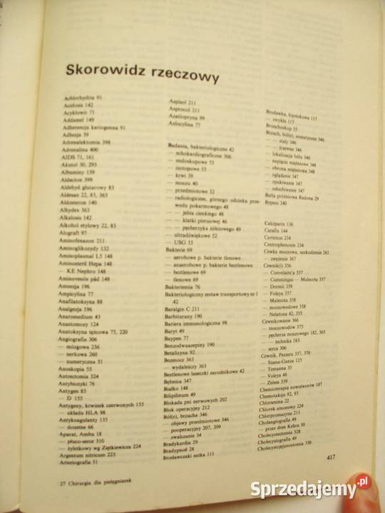 Chirurgia pielęgniarek pod redakcją WRowińskiego kompendium, repetytorium, opracowanie Łódź sprzedam