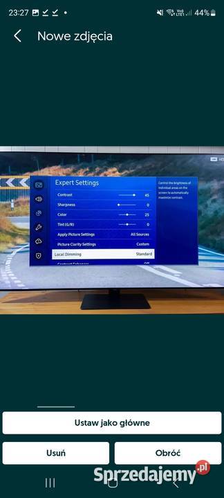 TV SAMSUNG QLED QE55Q80TAT 120hz 4K graczy Super Samsung Telewizory