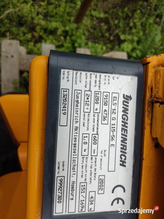 Wózek widłowy paleciak elektryczny palety dolnośląskie Legnica sprzedam