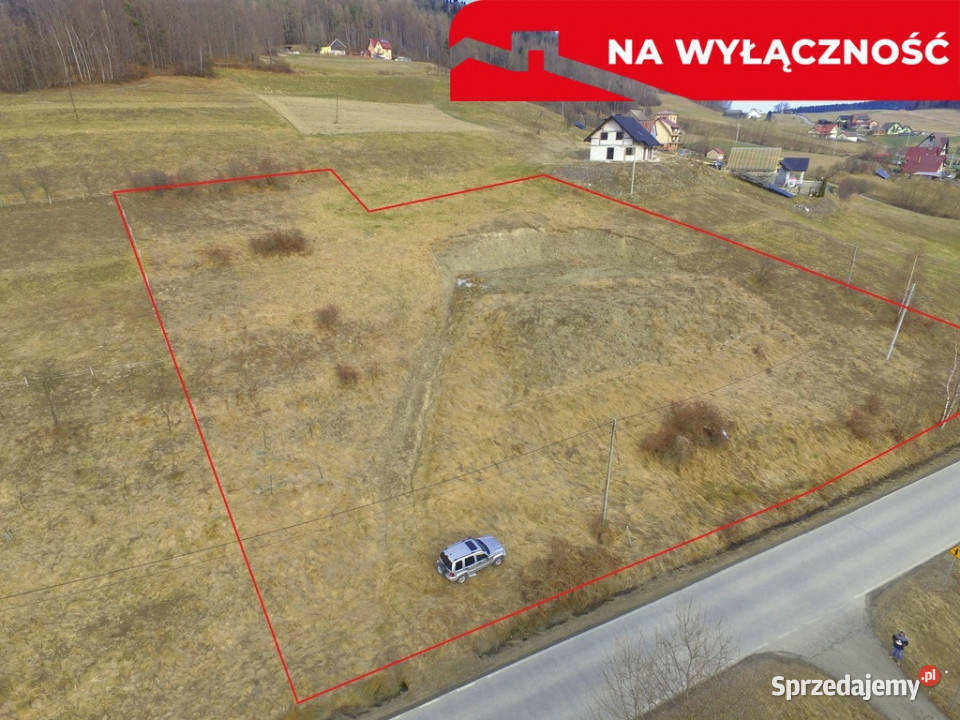 Przestronna działka budowlana w Młyńczyskach małopolskie sprzedam