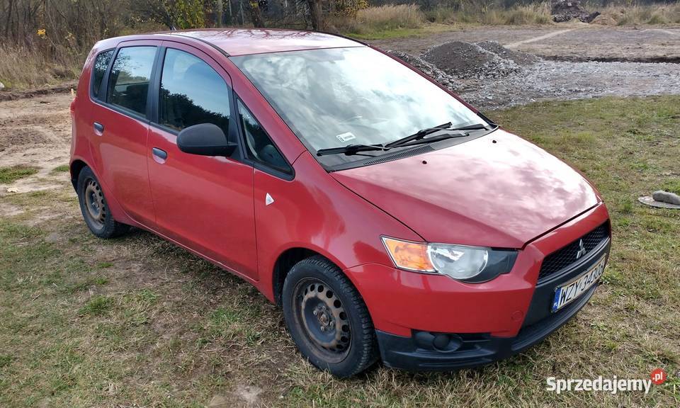 Mitsubishi Colt 13 95 benz LPG gaz hak 2011r centralny zamek mazowieckie Puszcza Mariańska