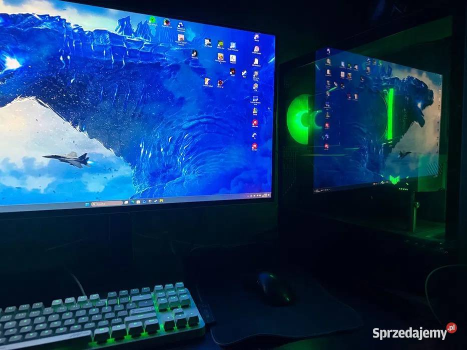 Komputer gamingowy, 4k, 8k, zestaw z monitorem