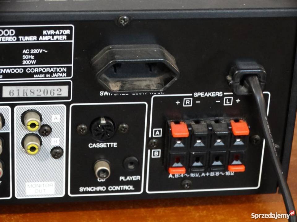 Amplituner z korektorem Kenwood KVRA70R WYSYKA