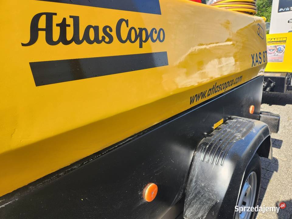 Atlas copco xas 87 piaskarka 200Litrów Dostawa I Szczecin
