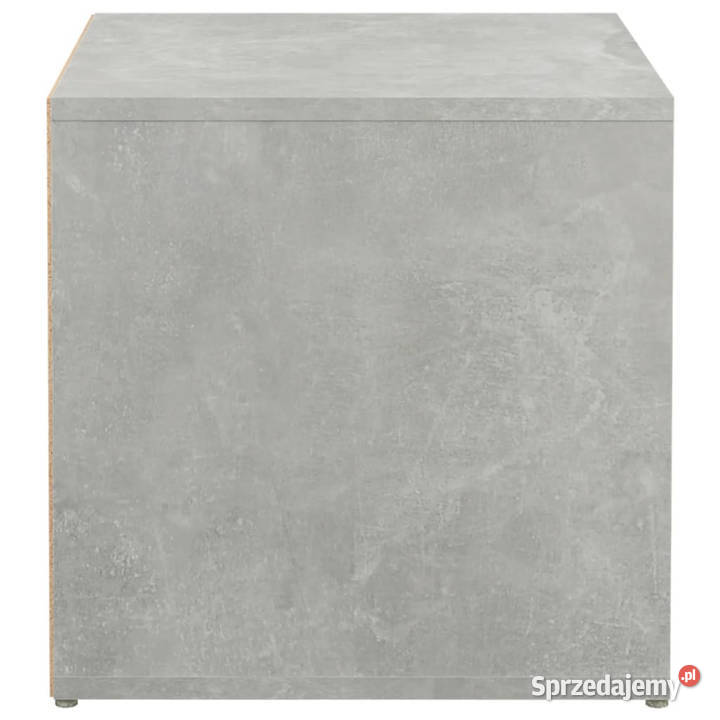 Puf z szufladą betonowy szary 405x40x40 WM808778