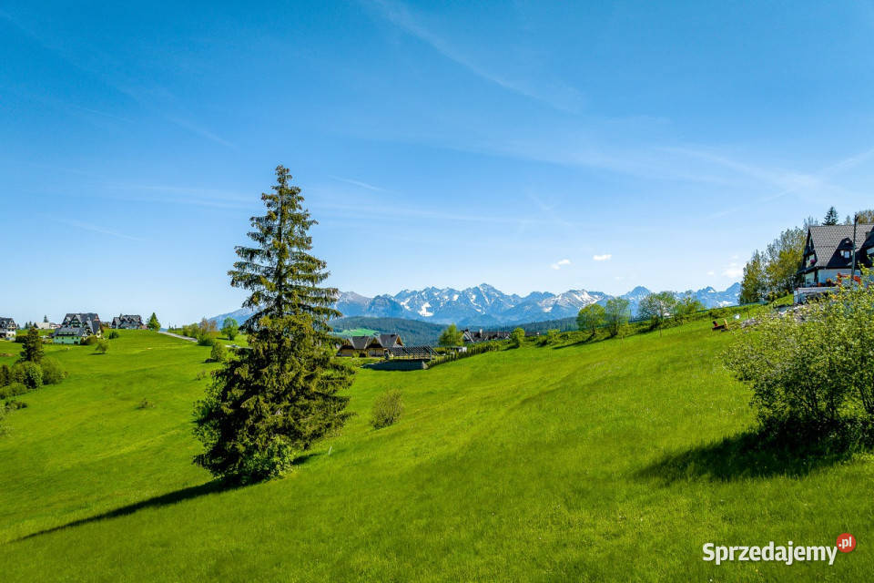 Działka inwestycyjna z widokiem na Tatry Gliczarów Górny