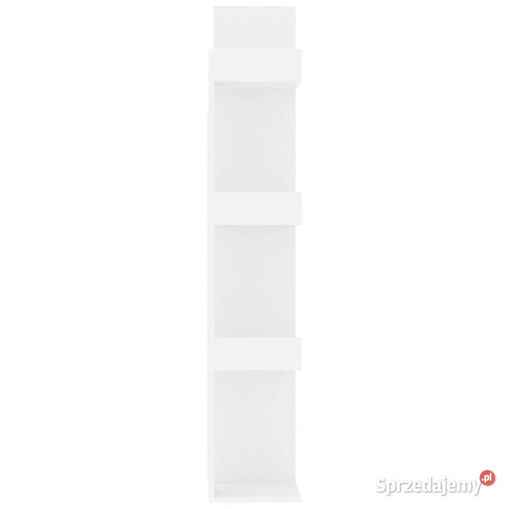 Regał na książki biały 48x255x140 materiał mazowieckie Warszawa
