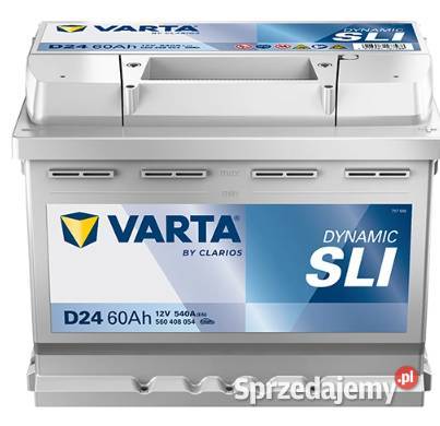 Akumulator 60Ah VARTA Blue D24 12V 540A DARMOWA Płock sprzedam