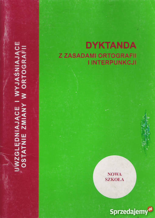 Dyktanda z zasadami ortografii i interpunkcji język polski Puławy