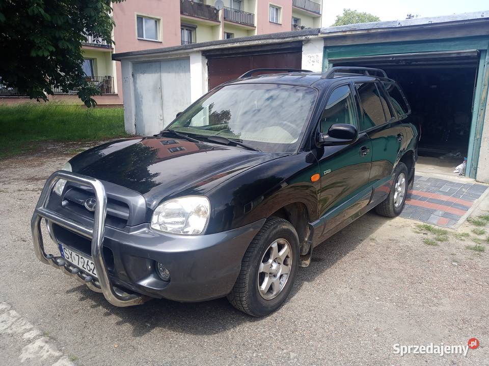 Auto osobowe Hyundai Santa Fe CRDI czarny tanio Santa Fe Bytom