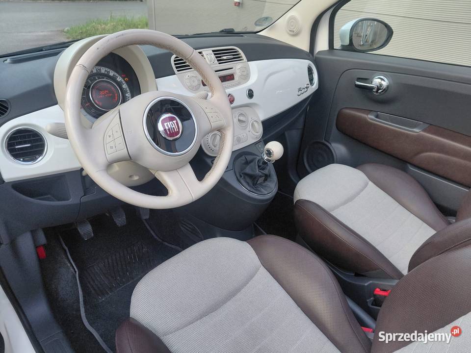 FIAT 500C LOUNGE 2011r 101 Przeb100 Cabrio Jelenia Góra
