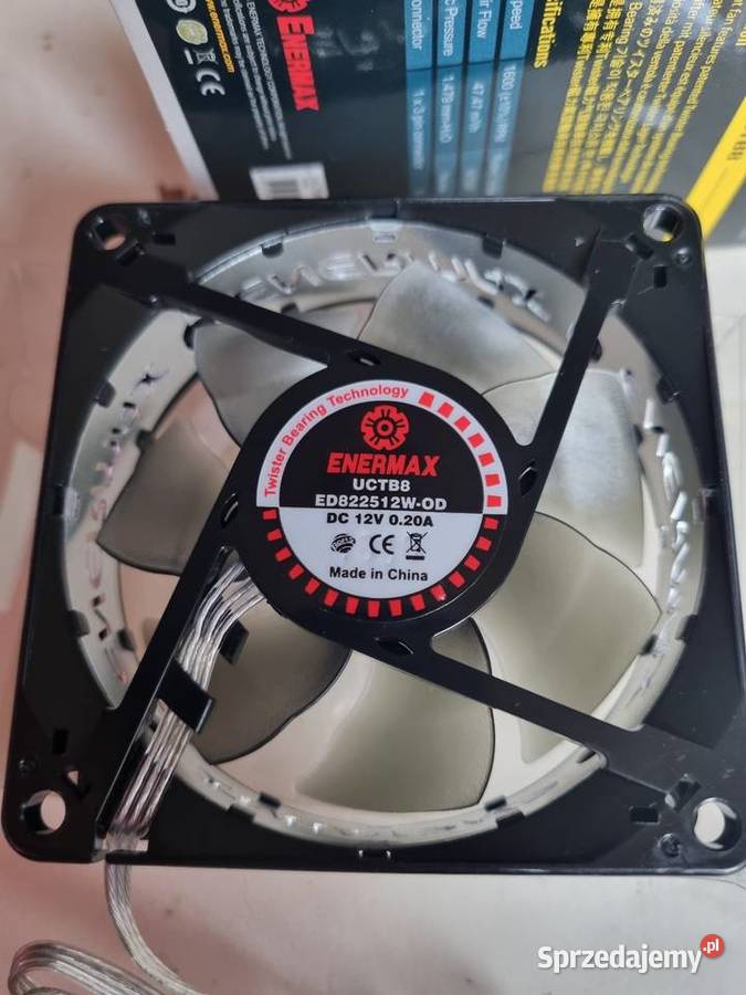 5 Wentylator TB Silence ENERMAX 80mm uctb8 Komputery i Akcesoria Bydgoszcz