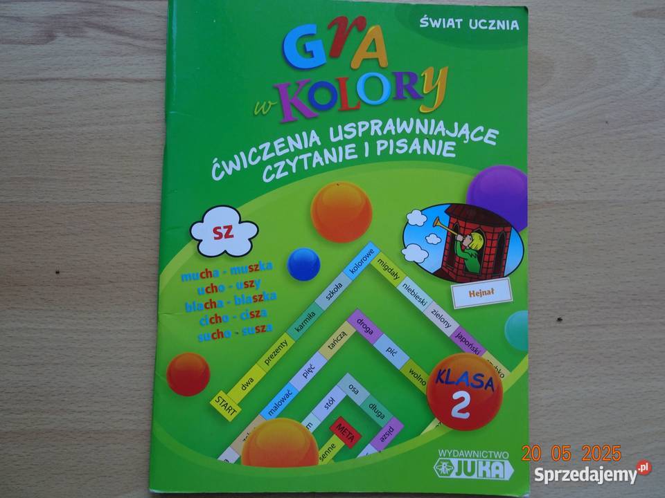 Gra w kolory Ćwiczenia usprawniające czytanie i miękka Kraków