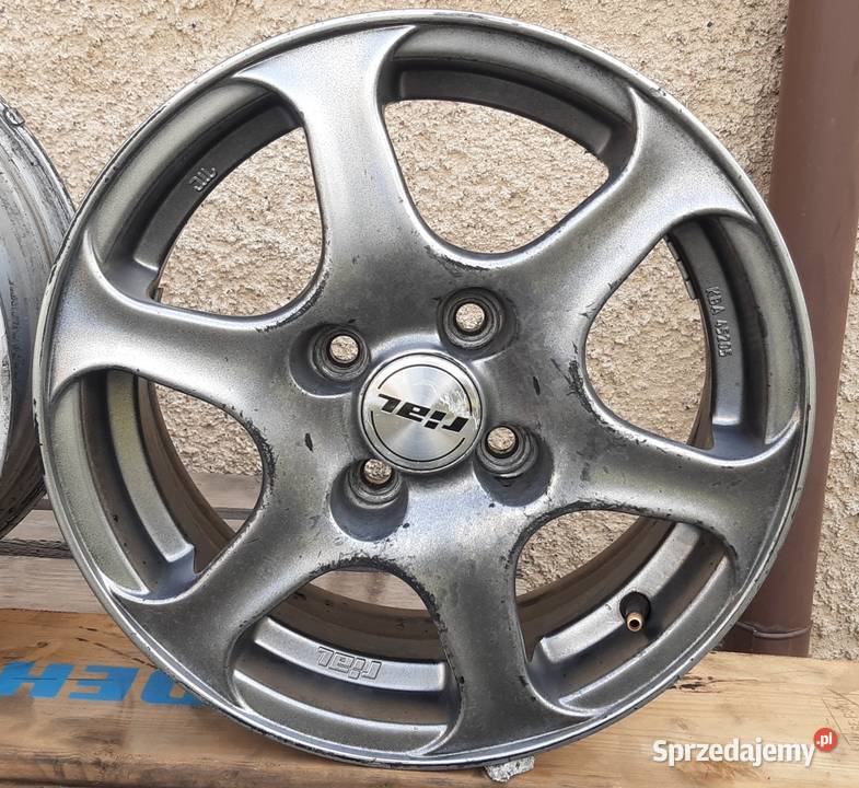 4 FELGI ALUMINIOWE RIAL 6JX14H2 4X108 ET38 FIAT osobowe Mielęcin
