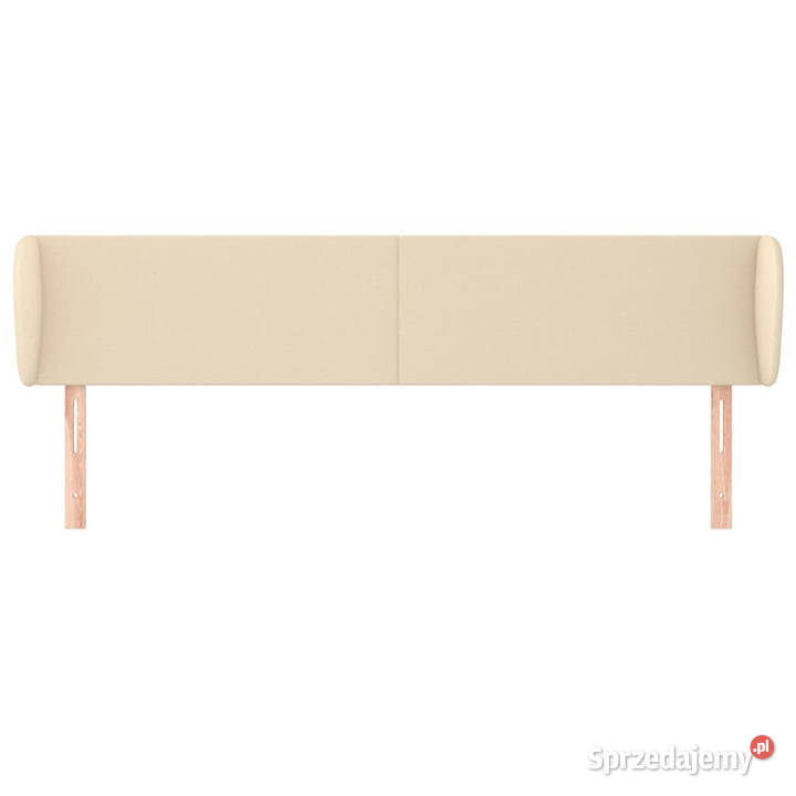Zagłówek uszak kremowy 203x23x7888 tkanina Warszawa