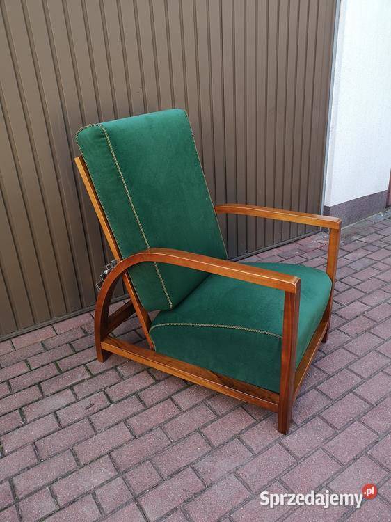 Fotel ARTDECO Orzech Unikat Stary Antyk wielkopolskie Swarzędz