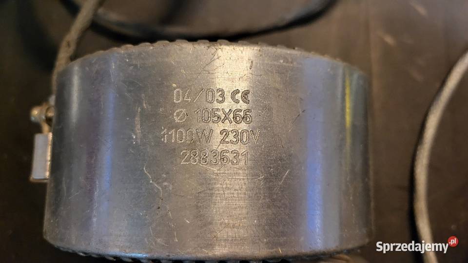Grzałka opaskowa na cylinder wtryskarki fi 105 zachodniopomorskie Białogard