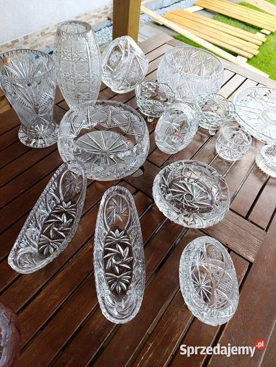 Kryształy PRL zestaw Tczew
