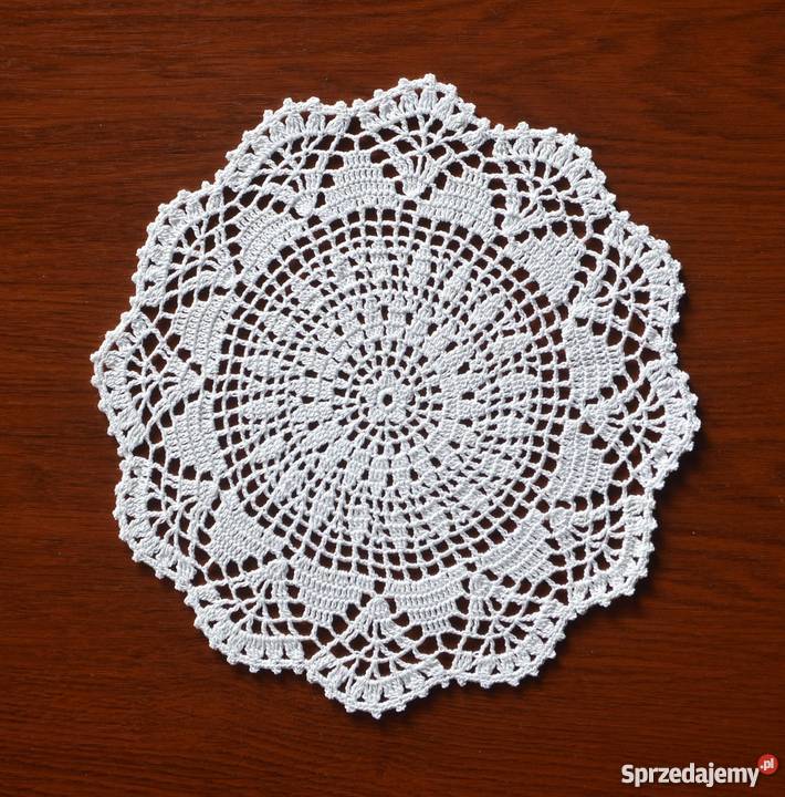 Serwetka szydełkowa 21 NA ZAMÓWIENIE biały Kluczbork