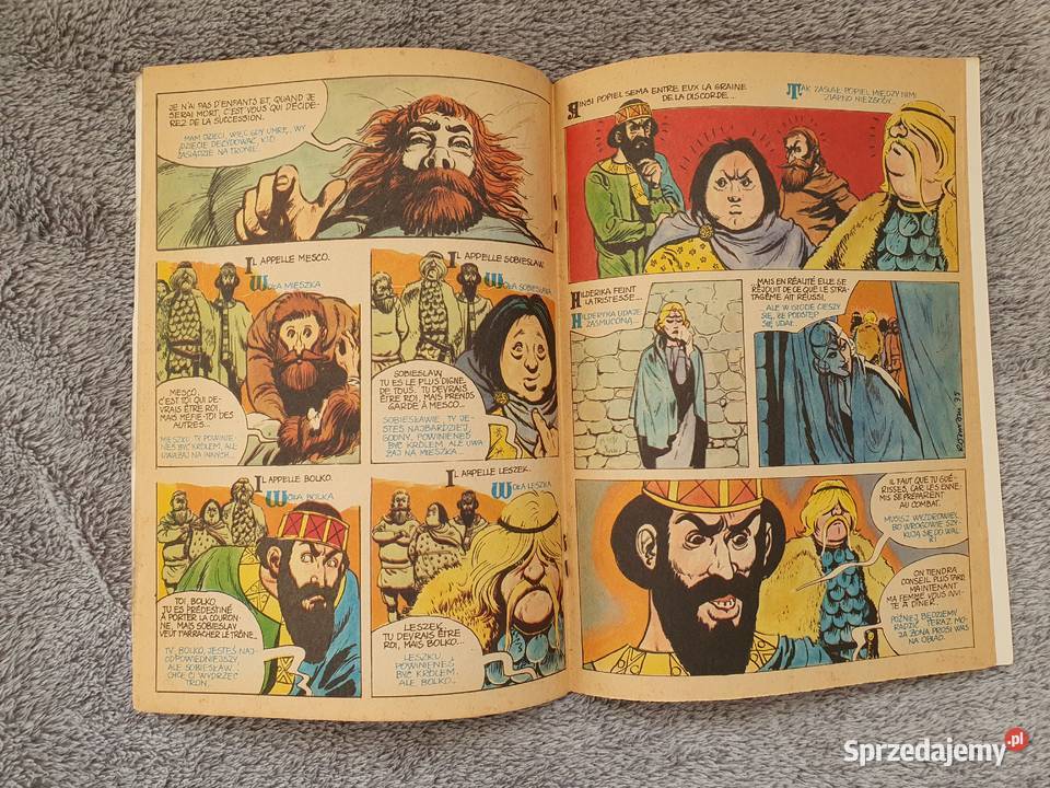 Opowieść o Popielu i Myszach zestaw 2 komiksów historyczne i wojenne Kultura i Rozrywka Gdynia