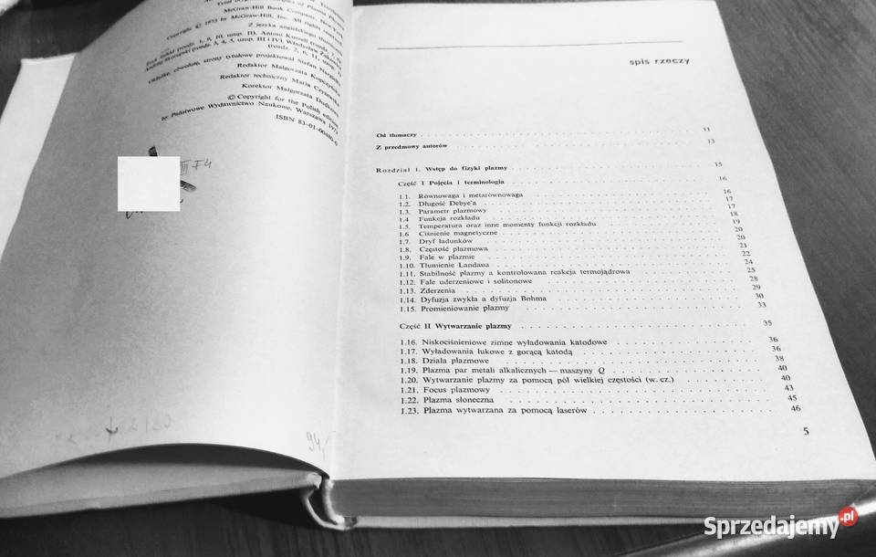 Fizyka plazmy A W Trivelpiece N A Krall